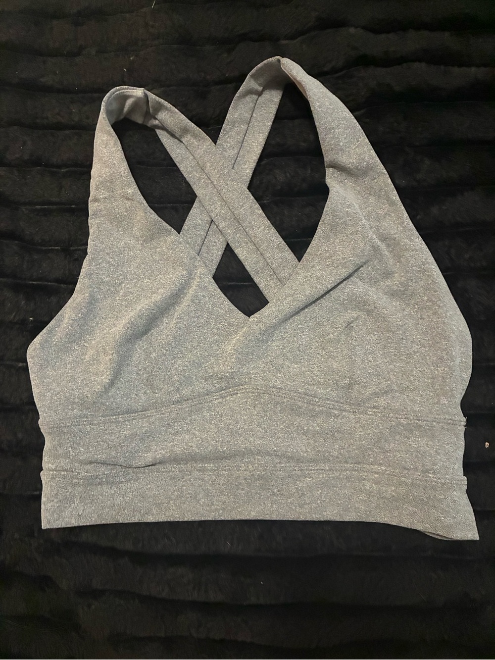 Born Primitive Gray Crisscross Sports Bra